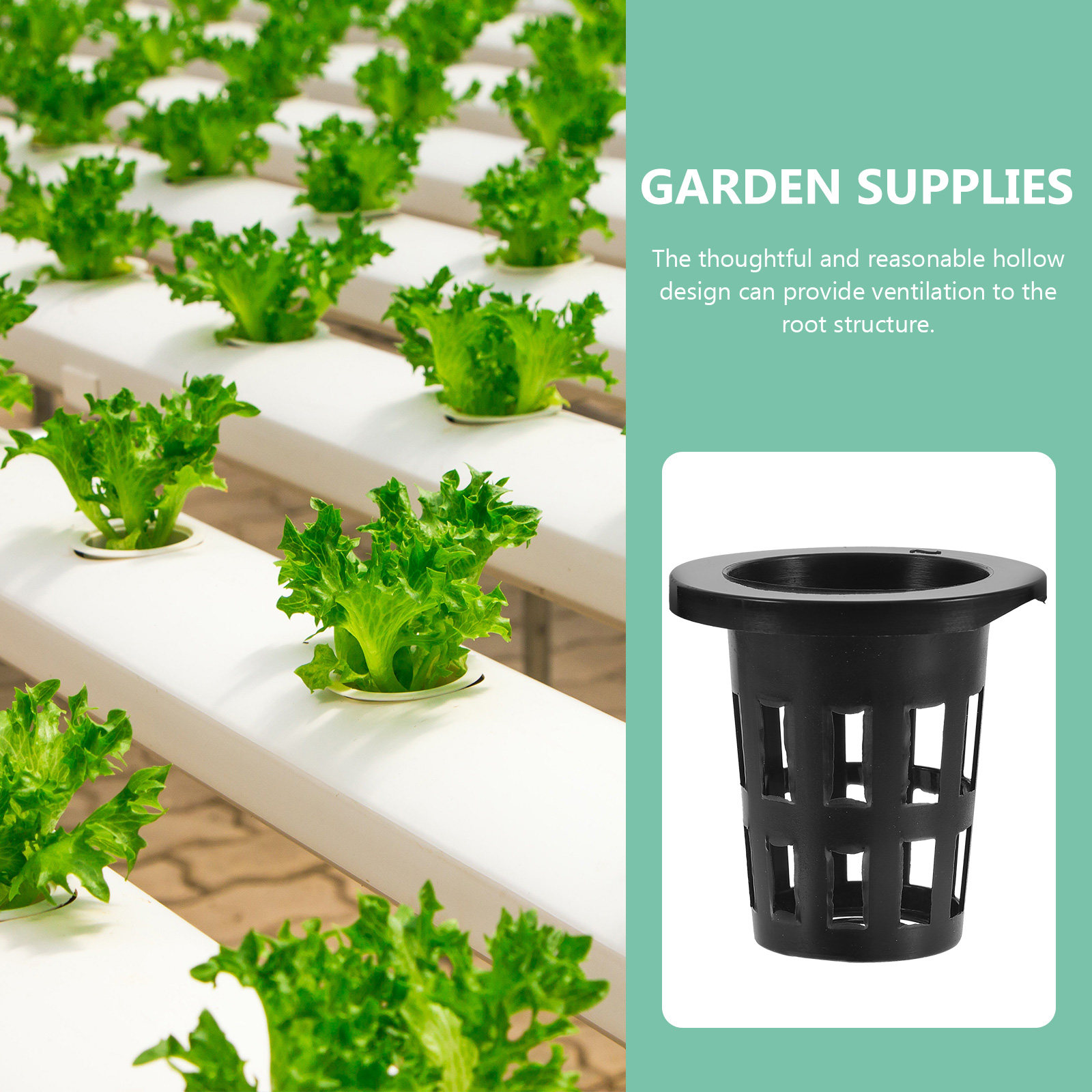 50Pcs Plastic Planting Baskets - Gardening Tools Vegetables recension och pris